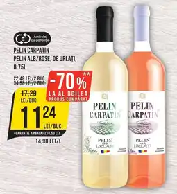 Mega Image Pelin carpatin Ofertă