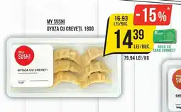 Mega Image My Sushi Gyoza cu crevete Ofertă