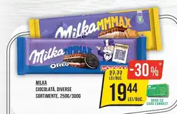 Mega Image Milka ciocolată diverse sortimente Ofertă