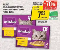 Mega Image Whiskas hrană umedă pentru pisici Ofertă