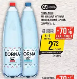 Mega Image Dorna apă minerală naturală carbogazificată Ofertă