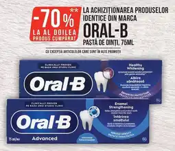 Mega Image Oral-B pastă de dinți Ofertă