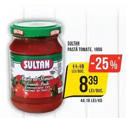 Mega Image Sultan pastă tomate Ofertă