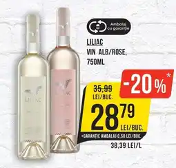 Mega Image Liliac vin alb/rose Ofertă