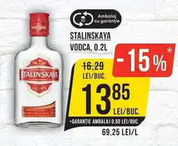 Mega Image Stalinskaya Vodka Ofertă