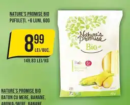Mega Image Nature's Promise Bio Pufuleți, +6 luni Ofertă