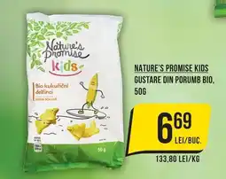 Mega Image Nature's Promise Kids Gustare din porumb bio Ofertă
