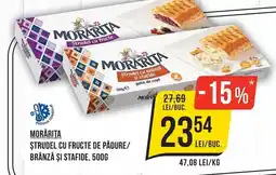 Mega Image Morărita strudel cu fructe de pădure/brânză și stafide Ofertă