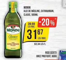 Mega Image Monini ulei de măsline, extravirgin, clasic Ofertă