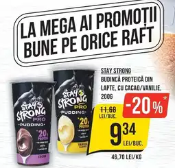 Mega Image Stay Strong Pro Pudding Ofertă
