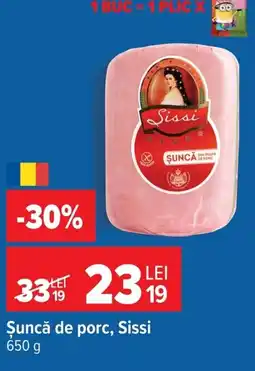 Carrefour Şuncă de porc, Sissi Ofertă