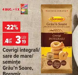 Carrefour Boromir covrigi integrali Ofertă