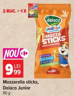 Carrefour Delaco junior mozzarella sticks Ofertă