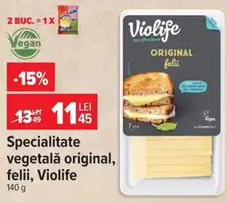 Carrefour Violife specialitate vegetală original Ofertă
