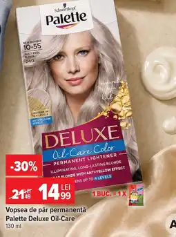 Carrefour Vopsea de par permanentă Palette Deluxe oil care Ofertă