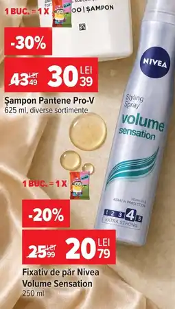 Carrefour Nivea fixativ de par volume sensation Ofertă