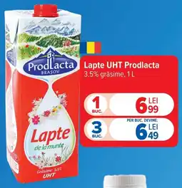 Carrefour Lapte UHT Prodlacta Ofertă