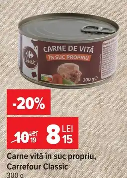 Carrefour Carrefour Classic carne de vită Ofertă