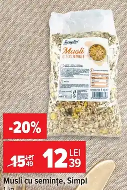 Carrefour Musli cu semințe Ofertă
