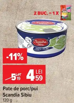 Carrefour Pate de porc/pui Ofertă