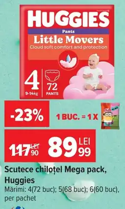 Carrefour Huggies pants little movers Ofertă