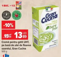 Carrefour Gran Cucina cremă pentru gătit Ofertă