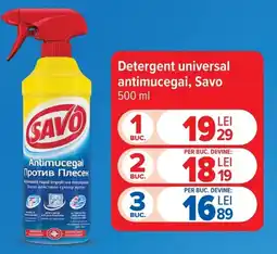 Carrefour Savo detergent universal antimucegai Ofertă