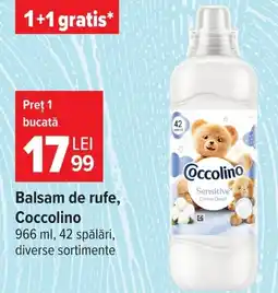 Carrefour Coccolino balsam de rufe Ofertă