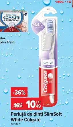 Carrefour Periuță de dinți SlimSoft White Colgate Ofertă