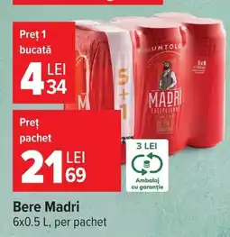 Carrefour Bere Madri Ofertă