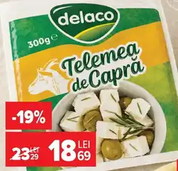 Carrefour Delaco telemea de capră Ofertă