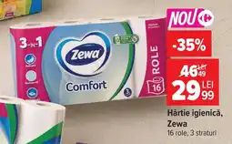 Carrefour Hartie igienica Zewa Ofertă