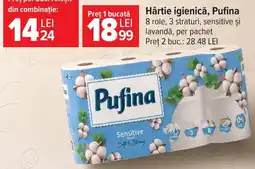 Carrefour Pufina hârtie igienică Ofertă