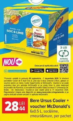 Carrefour Bere Ursus Cooler Ofertă
