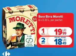 Carrefour Birra Moretti Ofertă