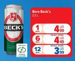 Carrefour Bere Beck's Ofertă