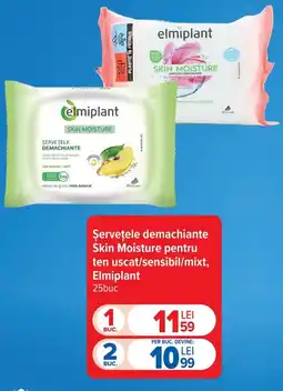 Carrefour Elimplant șervețele demachiane skin moisture Ofertă