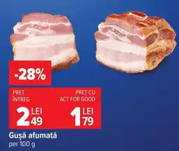 Carrefour Gușă afumată Ofertă