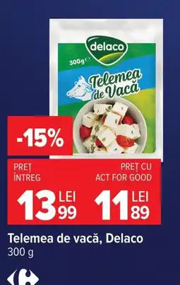 Carrefour Telemea de vacă Ofertă