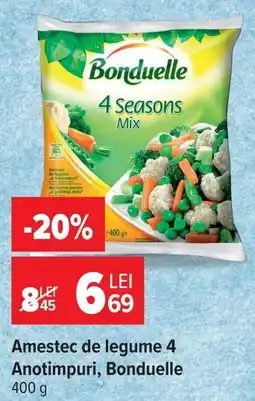 Carrefour Bonduelle amestec de legume 4 anotimpuri Ofertă