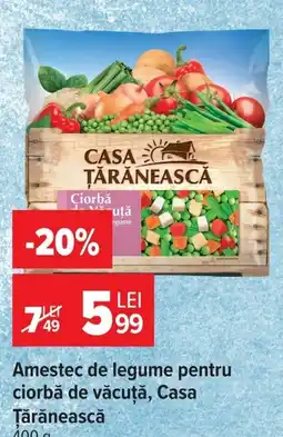 Carrefour Casa Tărănească amestec de legume pentru ciorbă de văcuță Ofertă