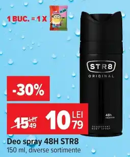 Carrefour Str8 deodorant body spray Ofertă