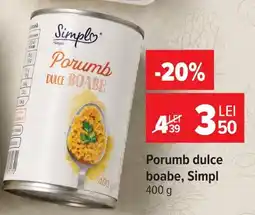 Carrefour Simplu porumb dulce boabe Ofertă