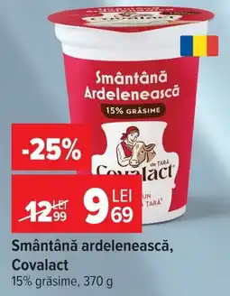 Carrefour Covalact smântână ardelenească Ofertă