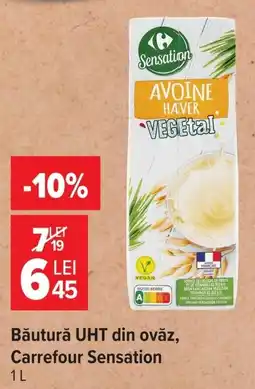 Carrefour Carrefour Sensation băutură uht din ovăz Ofertă
