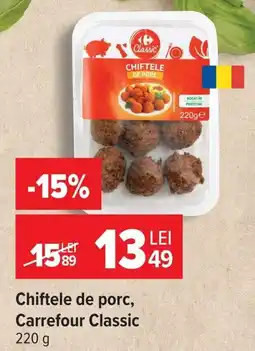 Carrefour Carrefour Classic chiftele de porc Ofertă