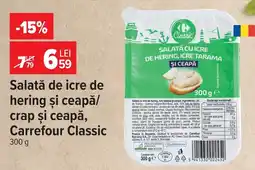 Carrefour Carrefour Classic salată de icre de hering și ceapă Ofertă