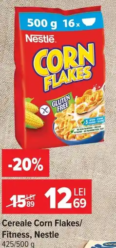 Carrefour Nestle corn flakes Ofertă