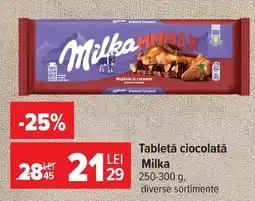 Carrefour Milka tabletă ciocolată Ofertă
