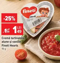 Carrefour Cremă tartinabilă alune și vanilie fineti hearts Ofertă